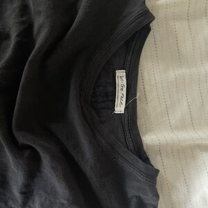 We The Free Perfect Oversized Tee Black Medium